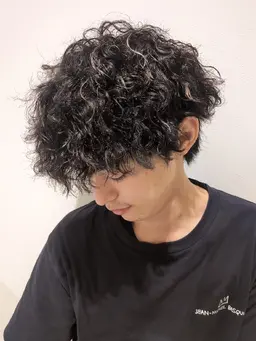 【🩵メンズ限定🩵(練習モデル)】カット✂️＋パーマ(✨ツイストパーマ・スパイラルパーマ限定！✨)