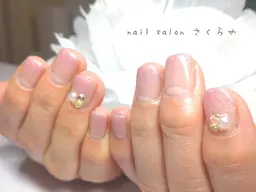 【12月8日限定価格】ビジューアート2本付シャンパングラデ(全15色)🍸【オフなし︎🌟パラジェル使用】