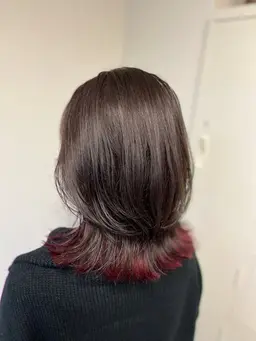 🍎インナーカラー＋超音波ハホニコトリートメント