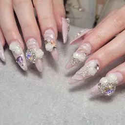 長さだしスカルプネイルやり放題☆