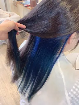 💜インナーカラー　ロング料金＋1100​〜​