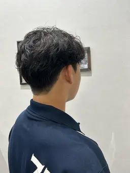 メンズカット&ニュアンスパーマ