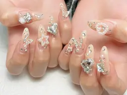 ✨オフ込み✨ 10本 アートコース🎨＋パーツ付け放題❕