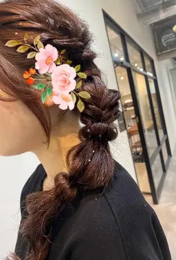 ヘアセット&フルメイク💄両方仕上げ💐（※当日予約不可）メイクの苦手な方！！（メイクレッスンも🆗）