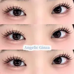 流行って束感parisienne+flat100】パリジェンヌラッシュ+100本マツエク¥8500