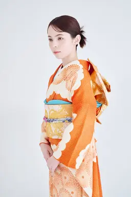 成人式当日振袖着付け