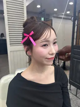 🧶ポイントメイク【つけまつ毛とリップのみ】🧡