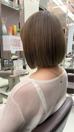 【秋のイメチェン応援🍁】大人可愛い✨ショートボブカット＋Aujua4ステップトリートメント✨