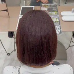【🍁当日予約OK🍁】カット+秋カラー🍂+1stepトリートメント/ロング料金なし/季節限定/カラーモデル