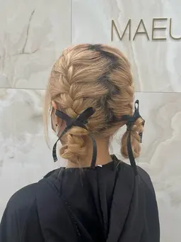 お呼ばれヘアセット