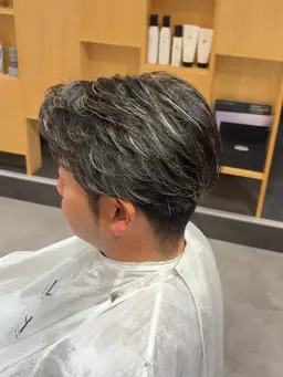 メンズ 金メッシュ