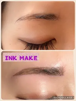 消えない眉(INK  MAKE)