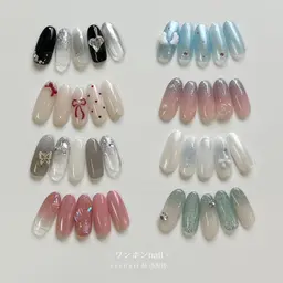 〈オフあり〉サンプル/ワンホンネイルコース💅