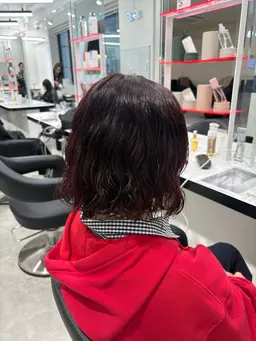 ‎🤍カット＋パーマ‎🤍秋冬に大人気なコテ風パーマ‪ꔛ‬🎀