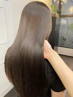 ワンカラー(ブリーチ無し)➕3stepトリートメント✨️