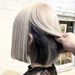 舘岡俊介指名限定/インナーカラー（ブリーチ込み）➕艶カラー➕2ステップトリートメント