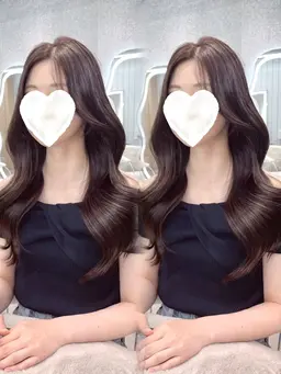 艶髪韓国ヘアカラー➕ナノトリートメント