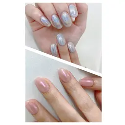 【初回オフ無料♪】ミラーネイルorオーロラネイル ¥5800