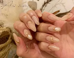 オフ無しハンドネイル(デザイン自由)˚✧₊⁎アートし放題˚✧₊⁎パーツ乗せ放題