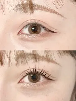 【新規学割】まつ毛パーマ×束感仕上げ.⋆𝜗𝜚