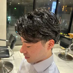 【8名限定価格⭐️】メンズパーマモデル🌀カット➕パーマ➕シャンプートリートメント➕セット💫詳細ご確認ください