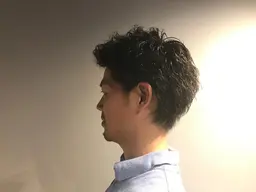 メンズカット+パーマ