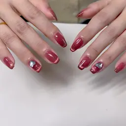 【ソフトジェルオフ無料】HAND人気No.1マグネットグラテーションフレンチ🧲『カラーベース付き』