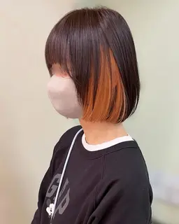 🚹🚺インナーカラー＋全体カラー