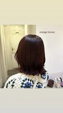 🌷うる艶ケアメニュー🌷暖色カラー+選べる髪質改善トリートメント🧴