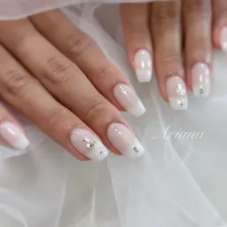 チップ長さ出し‪𓂃 𓈒𓏸(ビジュー10粒付き)プレオープン価格！！