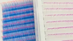 ボリュームラッシュカラー🩵🩷300本 +コーティング仕上げ💕2回以降オフ+550