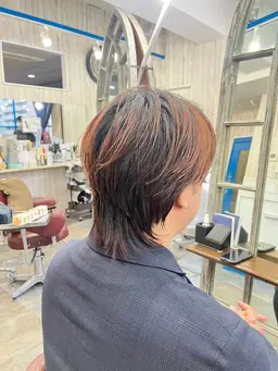 メンズカットミディアムモデル✨️シャンプー込み🫧【ウルフカット】