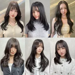 韓国風レイヤーカット+艶カラー+トリートメント
