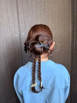 タイトめヘアセット💠💖（つけたい飾りがある場合はご持参ください◎）