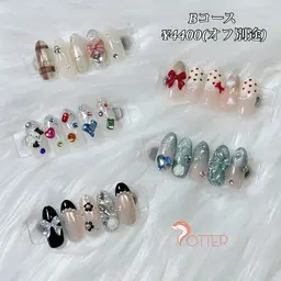 定額ネイル🎀Bコース¥4400(オフ別途)