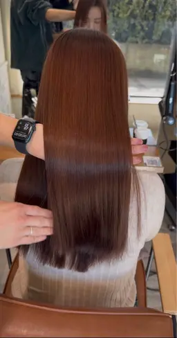 【No.1美髪確実✨️】美髪縮毛矯正➕Aujua7stepトリートメント🫧✨️➕ヘッドスパ