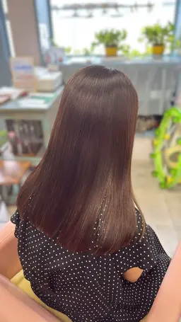 ◉白髪染めリタッチ＋高保湿トリートメント＋カット◉