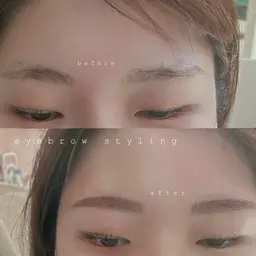 美眉スタイリング（wax脱毛/眉メイク)