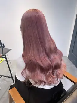 【人気No1.𓈒𓂂𓏸♡】透明感 ෆ˚*🎀𝐏𝐢𝐧𝐤💕colorෆ + 髪質改善treatment✨