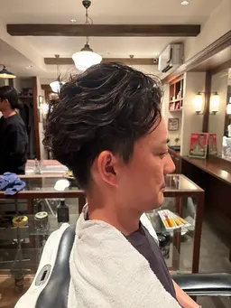 メンズヘアーカット＋パーマモデル