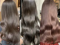 【平日割】ケアカラー&前髪顔周りメンテナンスカット&CMCトリートメント