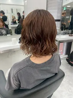 【レディース限定】ダメージ最小限✨カット&デジタルパーマ🌀➕髪質改善トリートメント