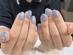 オフなし◆ハンドワンカラー・ラメグラデーション✨甘皮ケア込