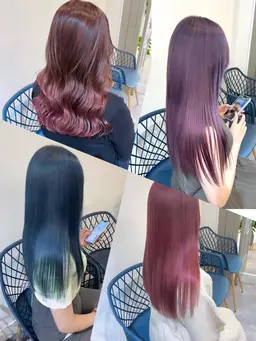 ケアブリーチ＋透明感カラー＋トリートメント