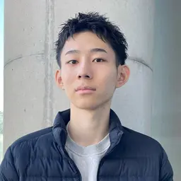 ミニモ学割🔥学生証提示必要無し!平日限定!メンズカット+眉カット(シャンプーセット付)新規限定#スパイキーショート