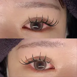 🫧5日​〜​12日🫧LEDエクステモデル【80​〜​100本】本数保証なし※パーマを3ヶ月以内にかけていない方