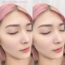 眉毛カラー+美眉毛アイブロウWAXスタイリング+眉メイク仕上げ￥6300［眉毛］