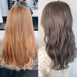 ☆イルミナカラー＋oggiottm4STEP＋カット☆すべて高品質求める方💙 ＋ロング料金