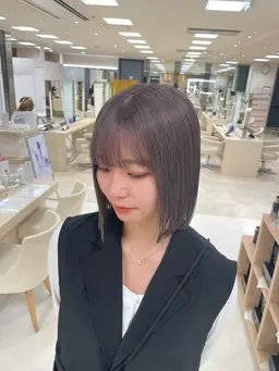ダメージ最小限♡ケアブリーチ➕うる艶ワンカラー🫧➕簡単トリートメント🪄︎︎✨