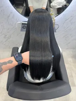 【お悩み改善◎】艶髪✨縮毛矯正＋システムトリートメント（4step）